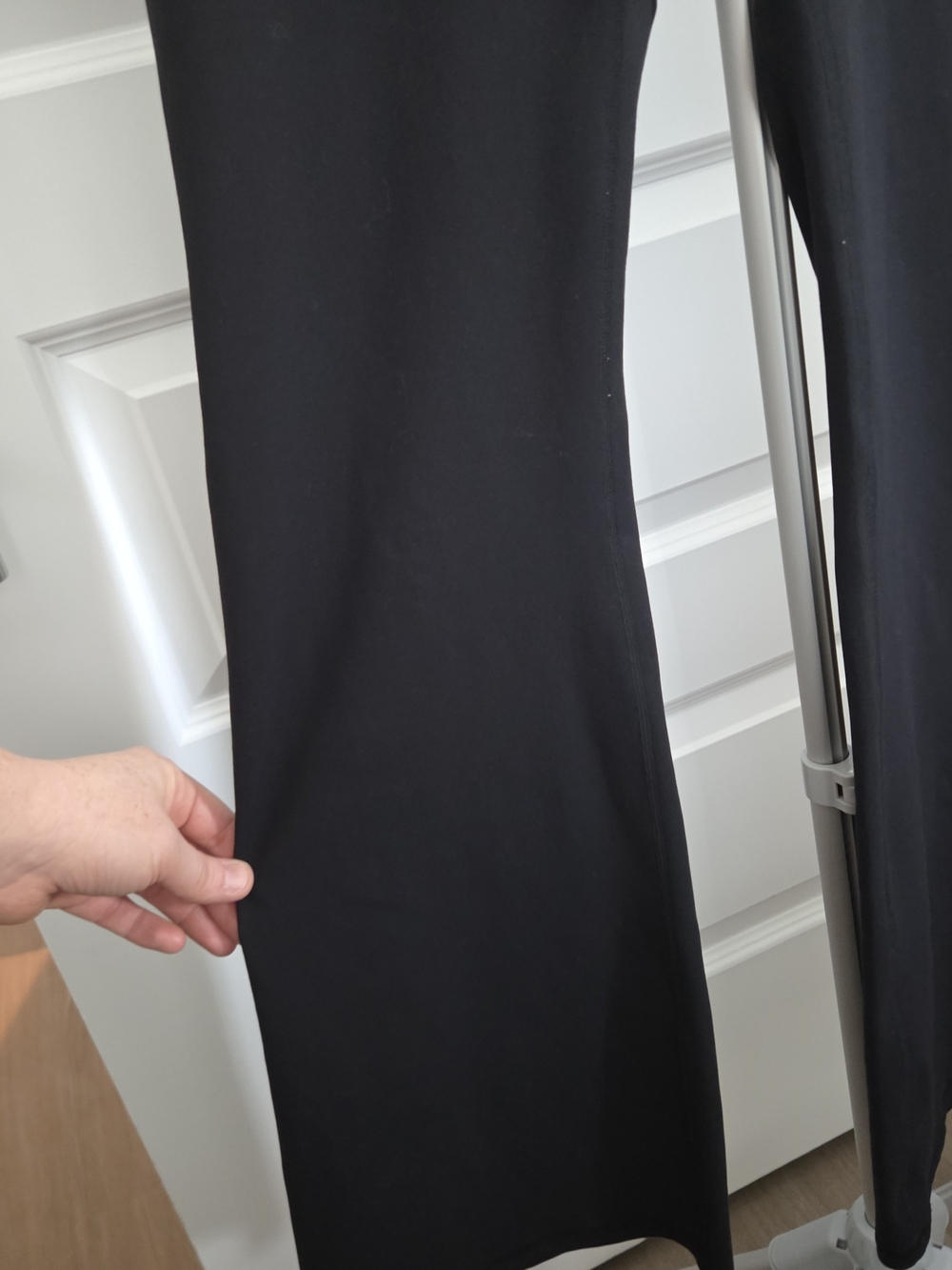 Fabletics Black High-Waist Flare Leg Pants - Picture 2 of 10